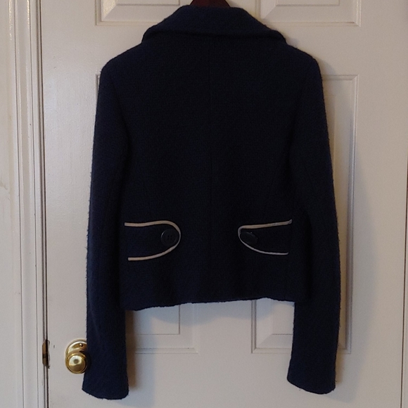Navy wool blazer - Picture 2 of 7